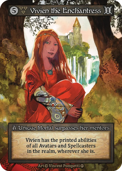 Vivien the Enchantress, A Unique Mortal surpasses her mentors