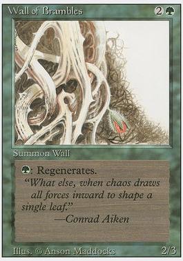 3rd Edition 224: Wall of Brambles (U)
