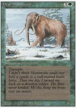 3rd Edition 228: War Mammoth (C)