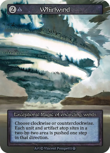 Whirlwind, Exceptional Magic of encircling winds