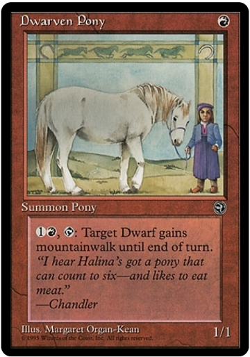 Homelands (R): Dwarven Pony