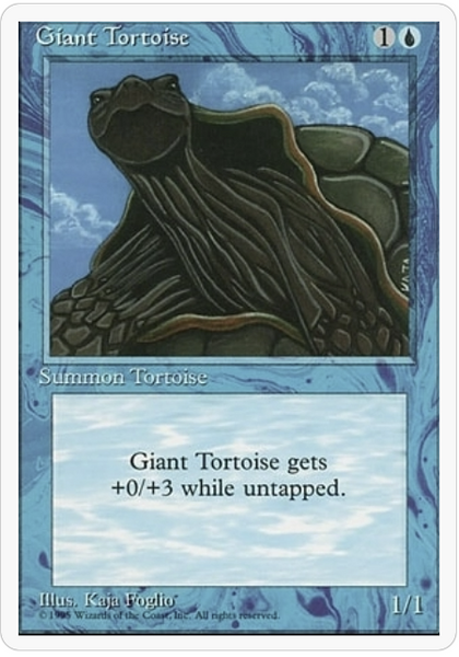 4th Edition (U): Giant Tortoise