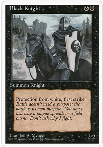 4th Edition (B): Black Knight