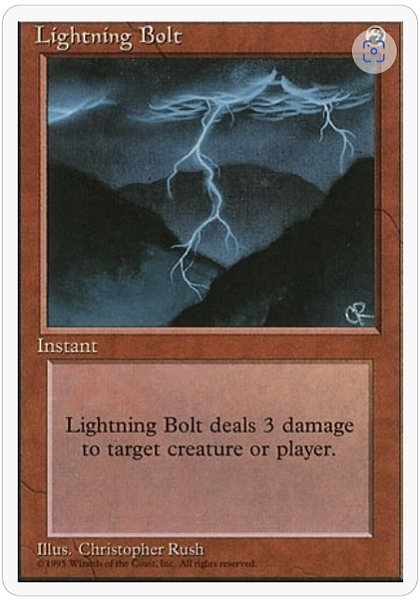 4th Edition (R): Lightning Bolt