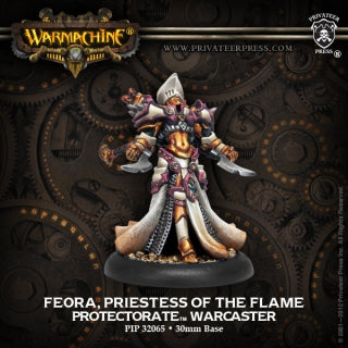 Feora, Priestess of the Flame – Warcaster