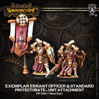 Exemplar Errant Officer & Standard - (1 Officer & 1 Standard Bearer)