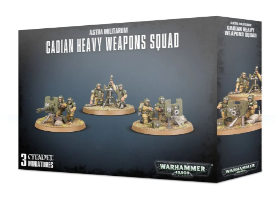 Astra Militsrum: Cadian Heavy Weapon Squad