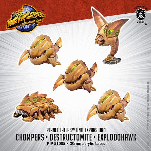 Planet Eaters Unit: Chomper, Destructomite, & Explodohawk