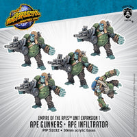 Empire of the Apes Unit: Ape Gunners & Ape Infiltrator