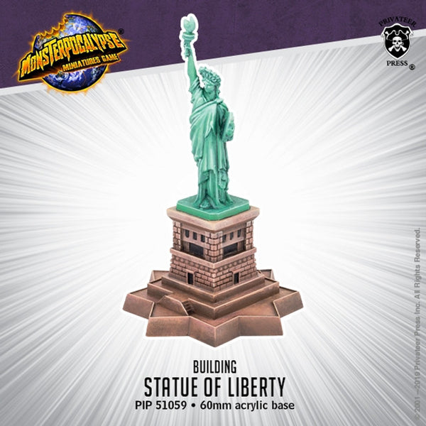 Monsterpocalypse Building - Statue of Liberty