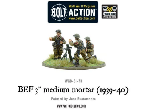 Bolt Action: BEF 3" Medium Mortar