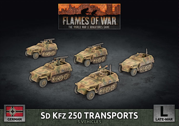 Sd Kfz 250 Transports (Plastic)