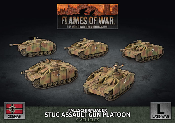 Fallschirmjäger StuG Assault Gun Platoon (Plastic)
