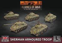 Sherman Armoured Troop (Plastic)