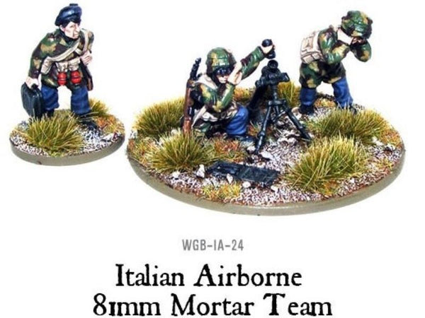Italian Airborne medium mortar team