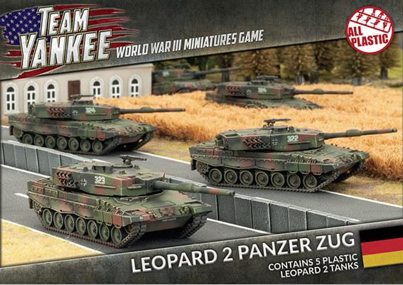 Leopard 2 Panzer Zug (Plastic)
