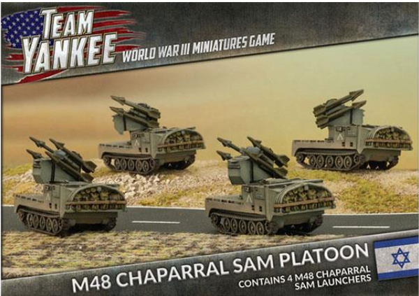 M48 Chaparral SAM Platoon (WWIII x4 Tanks)
