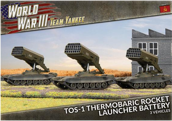 TOS-1 Thermobaric Rocket Launcher Battery (WWIII x3 Tanks)