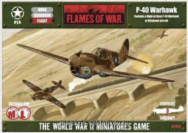 3 x P-40 Warhawk (1:144)